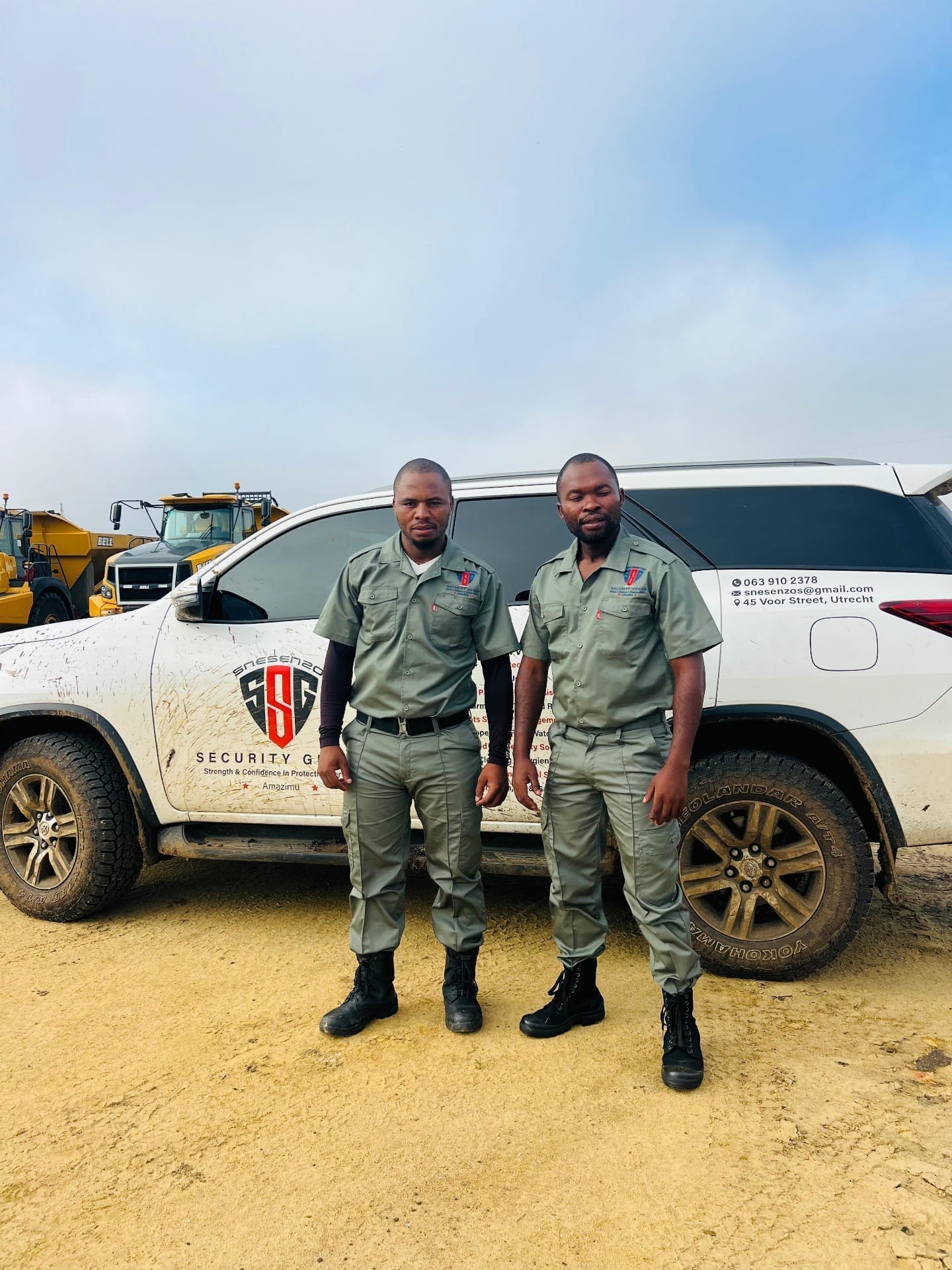 Accountable. Snesenzo officers on duty.