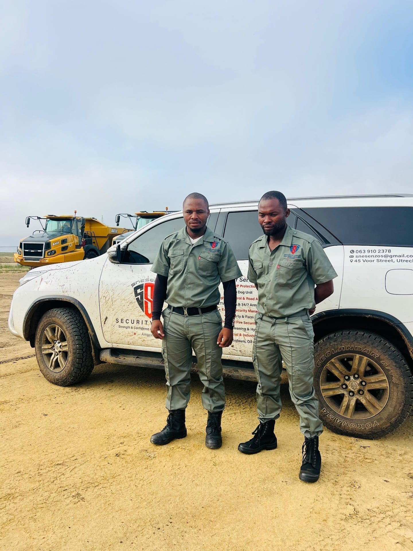 Disciplined. Snesenzo officers on duty.